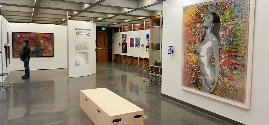 A gallery at New Museum Los Gatos
